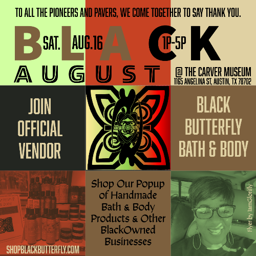 black august 2025 flyer