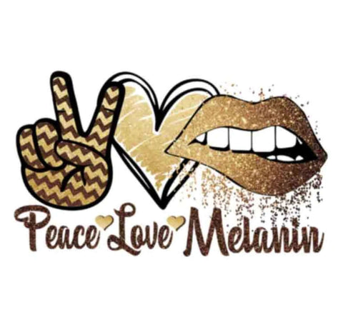 Peace Love & Melanin Tee