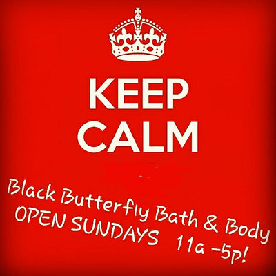 Black Butterfly Now Open On Sundays!