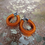 Thread Wrapped African Earrings