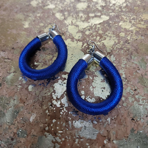Thread Wrapped African Earrings