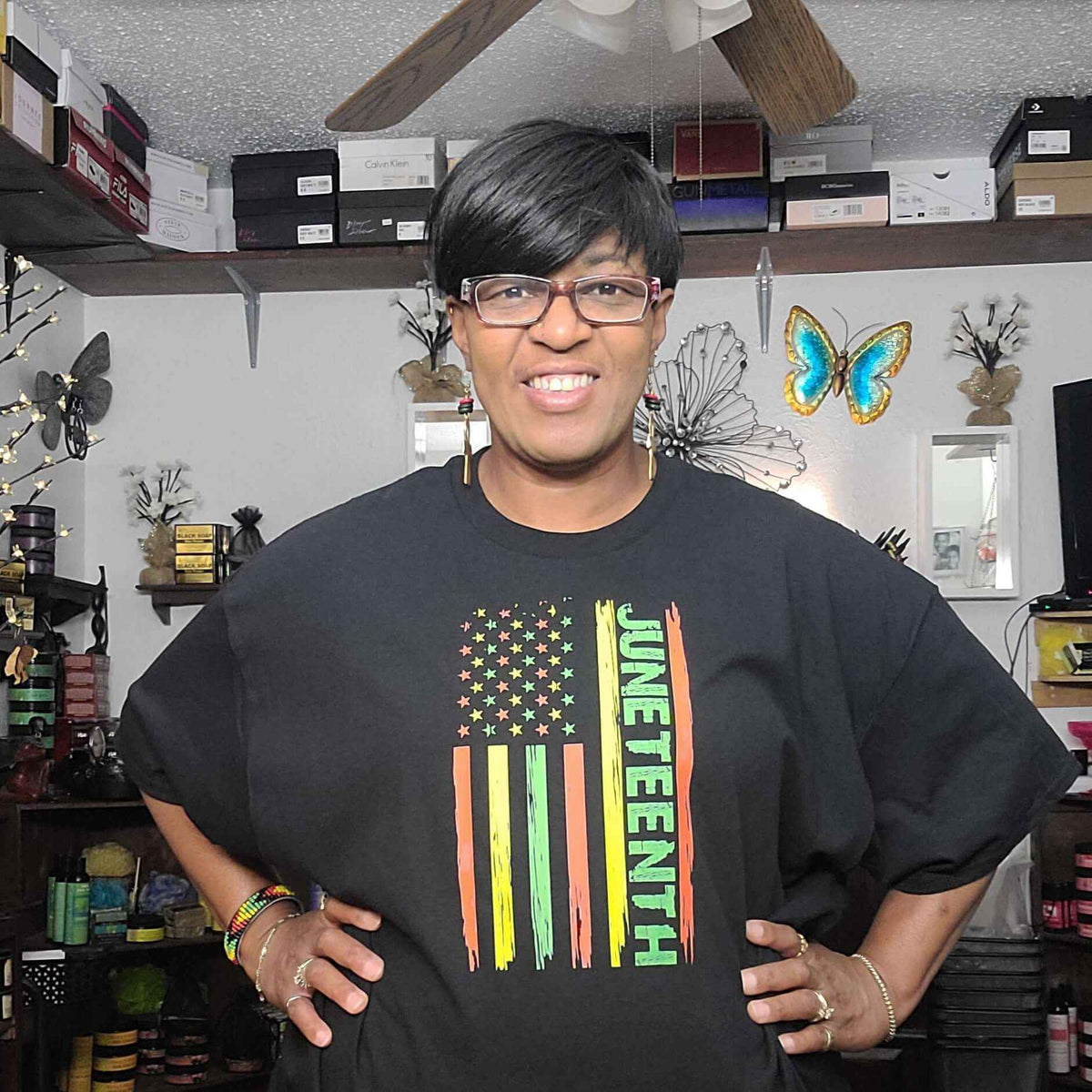 Juneteenth Flag T_shirt