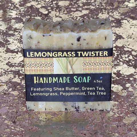 Lemongrass Twister Handmade Soap