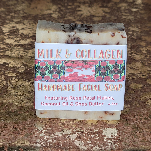(NEW) Milk & Collagen Handmade Facial Soap