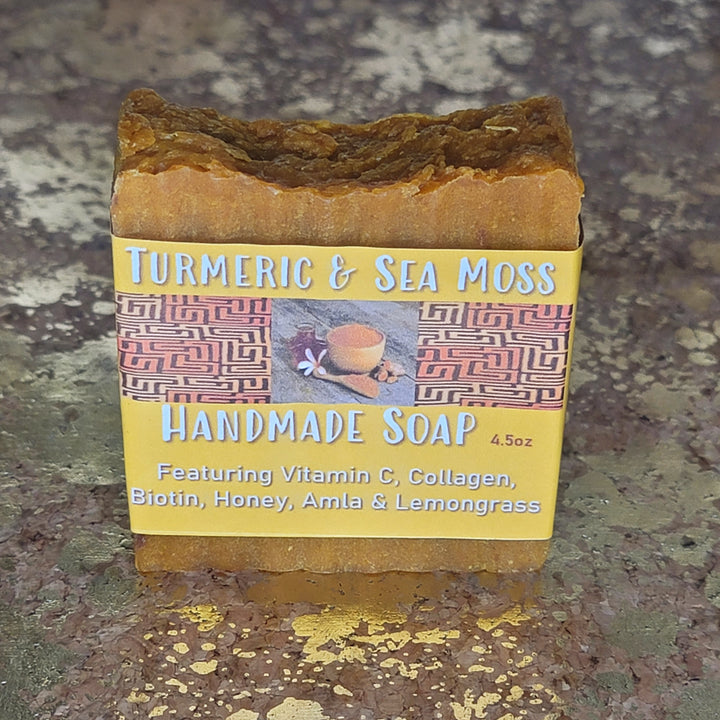 Turmeric & Sea Moss Handmade Soap