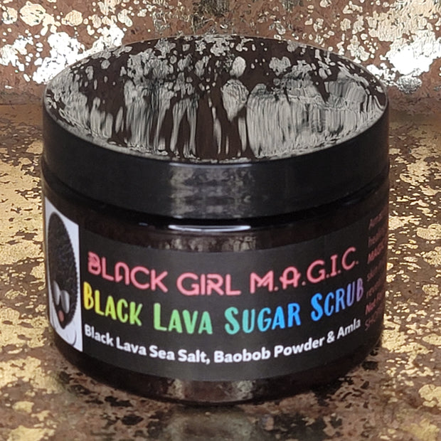 Black Girl Magic Black Lava Sugar Scrub