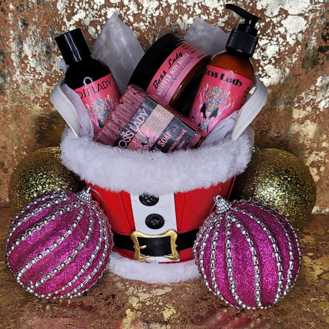 Boss Lady 4pc Christmas Gift Basket