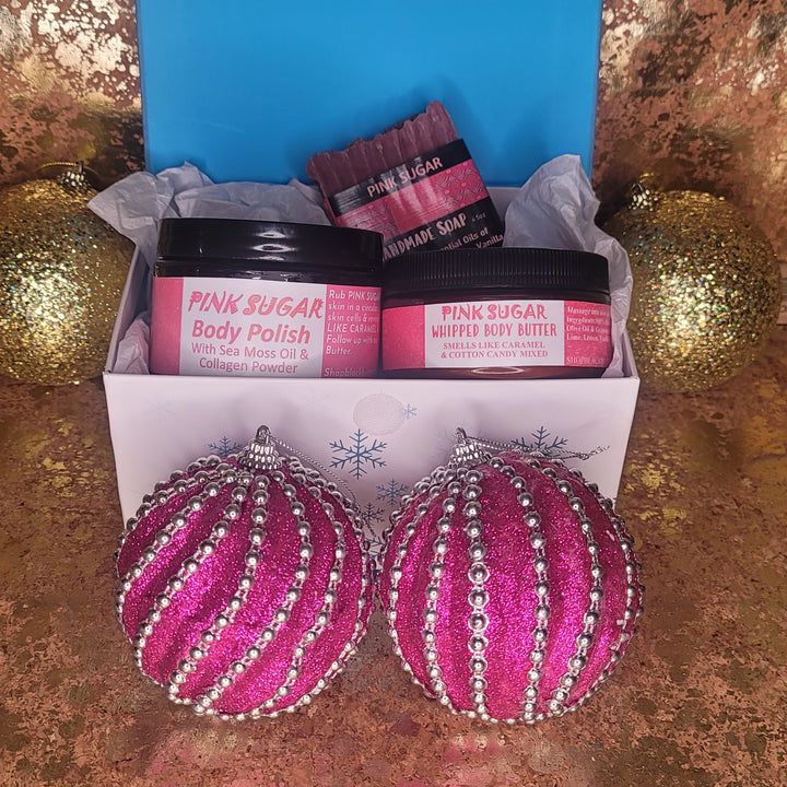 Pink Sugar Triple Bath & Body Treat Holiday Gift Box