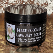 Black Coconut Lava Java Scrub