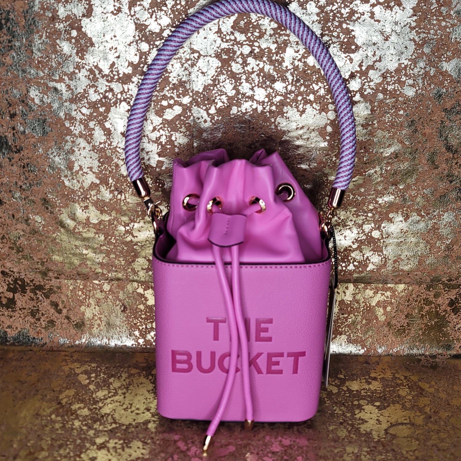 Pink Sugar Valentine Gift Set with Pink Drawstring Bucket Bag