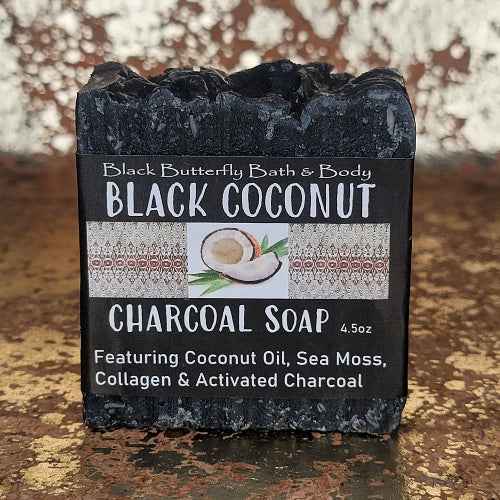 Black Coconut Handmade Charcoal Soap