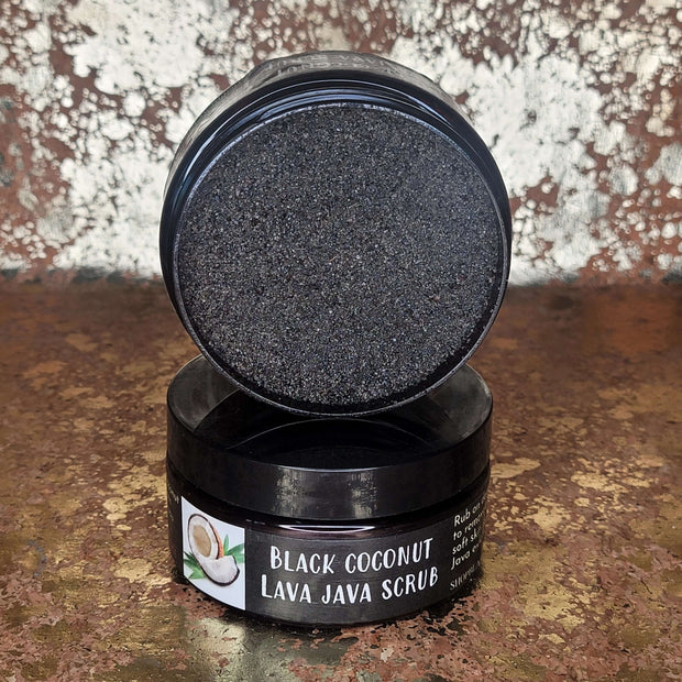 Black Coconut Lava Java Scrub