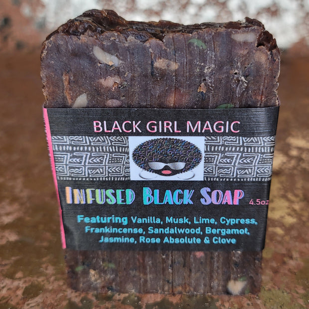 Black Girl Magic Infused Black Soap