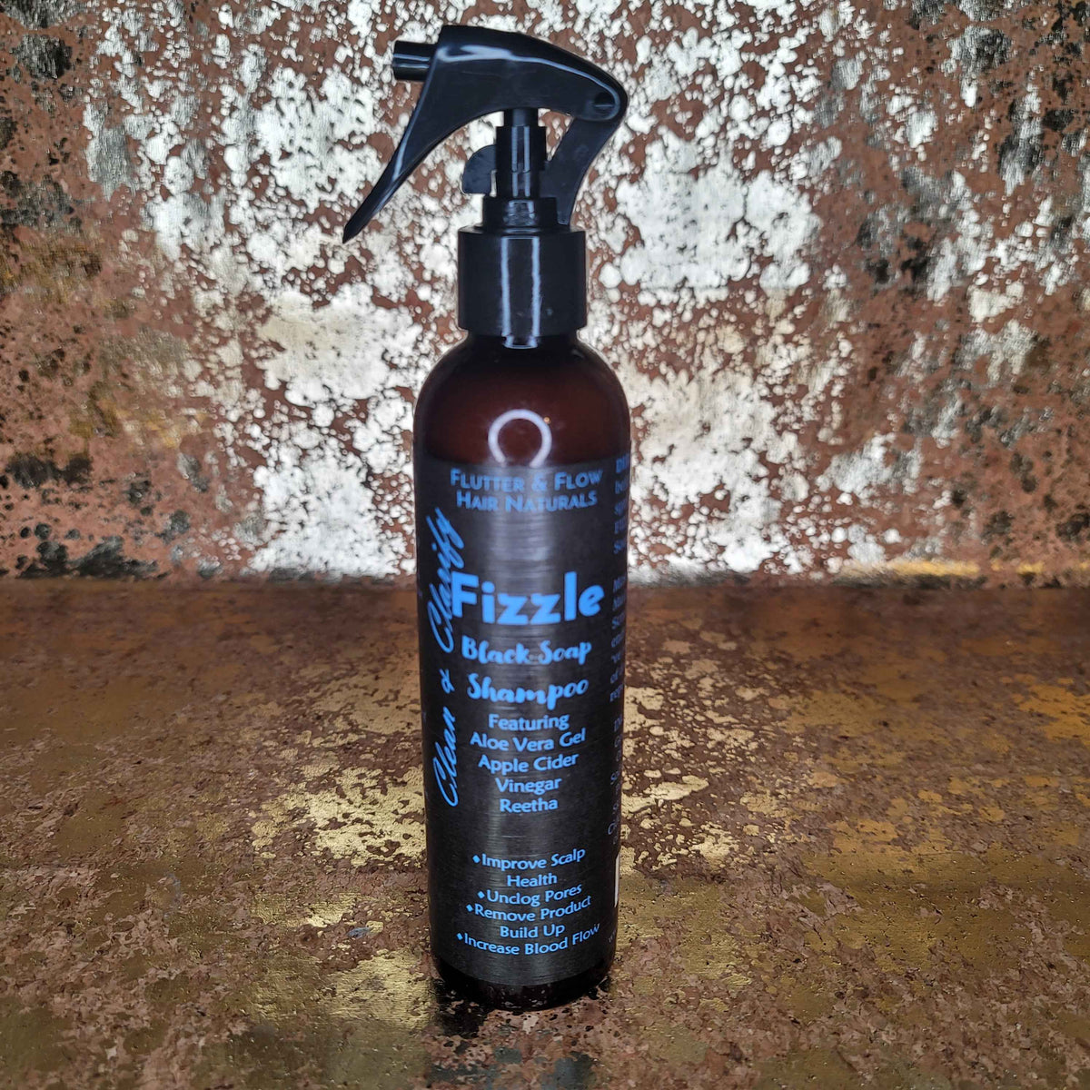 Fizzle Deep Cleansing Black Soap Shampoo-Clean & Clarify