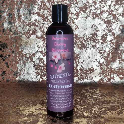 Jasmine Cherry Blossoms Black Soap Body Wash