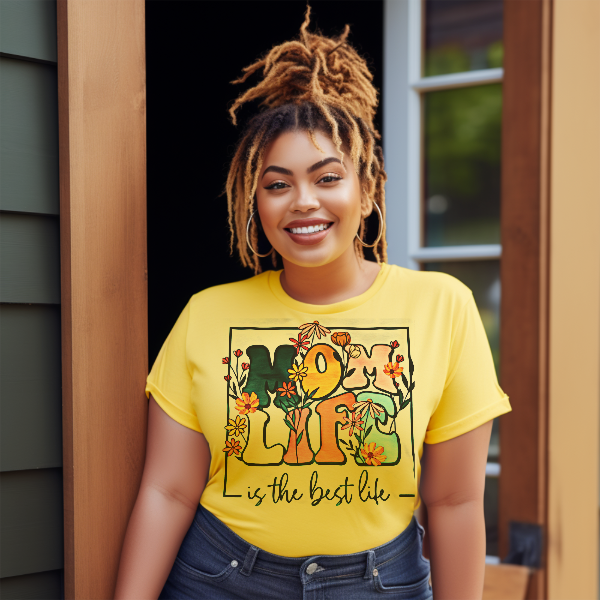 Floral Mom Life TeeShirt