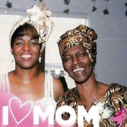 On her wedding day, Gloria Henry-Manor with her beautiful Mother.