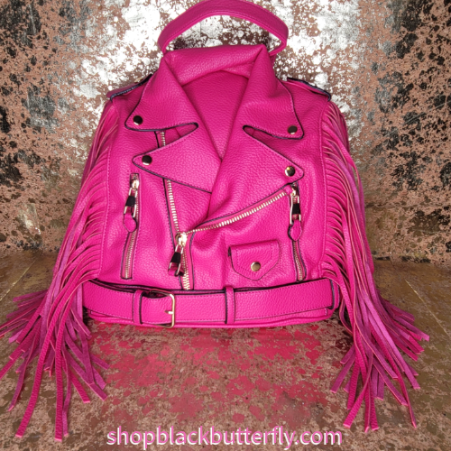 Pink_Fringe_Motorcycle_Jacket_Backpack