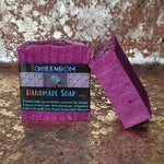 Queendom Handmade Soap with side profile