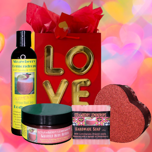 Strawberry Lemondrop Valentine Gift Set