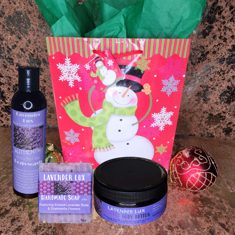 Lavender Lux Bath & Body Holiday Trio