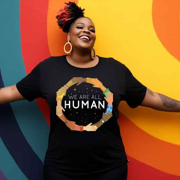 We Are All Human Tee