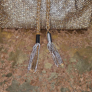 Gold Blinged Drawstring Bag