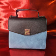 Two Tone Blue Bag with Extension Strap