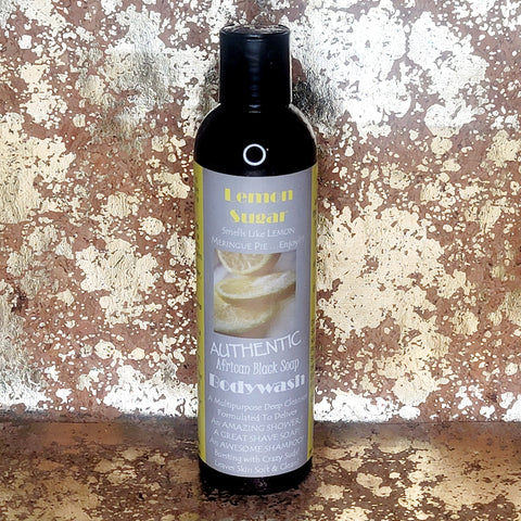 Lemon Sugar Black Soap Body Wash