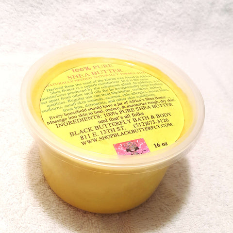 Raw Shea Butter-Unrefined Shea Butter-Black Butterfly Bath & Body