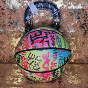 Graffiti Basketball Crossbody Bag