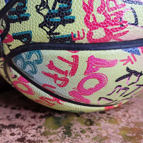 Graffiti Basketball Crossbody Bag