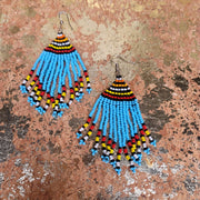 Beaded Maasai-inspired Earrings