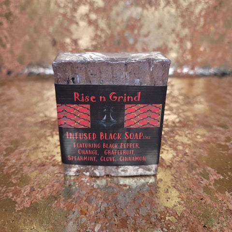 Rise n Grind Infused Black Soap