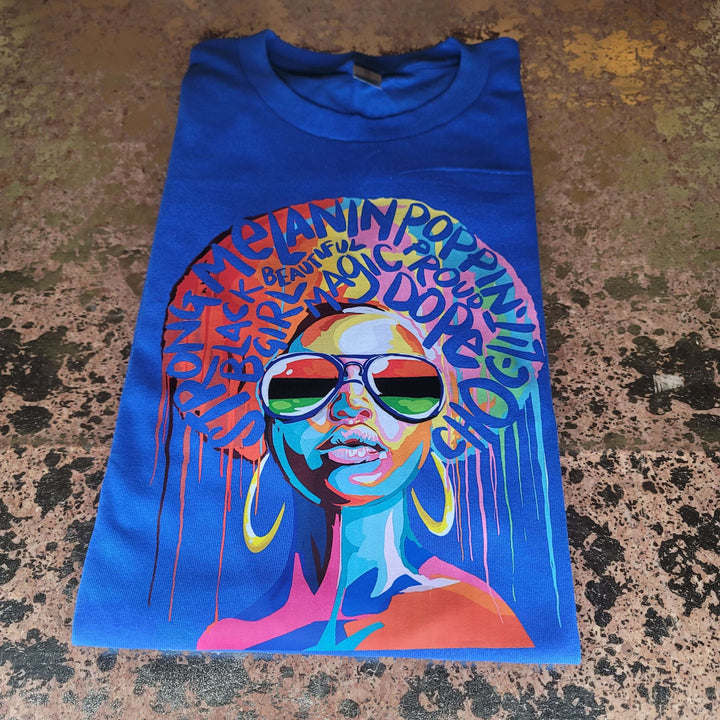 Strong Melanin Poppin Queen Tee