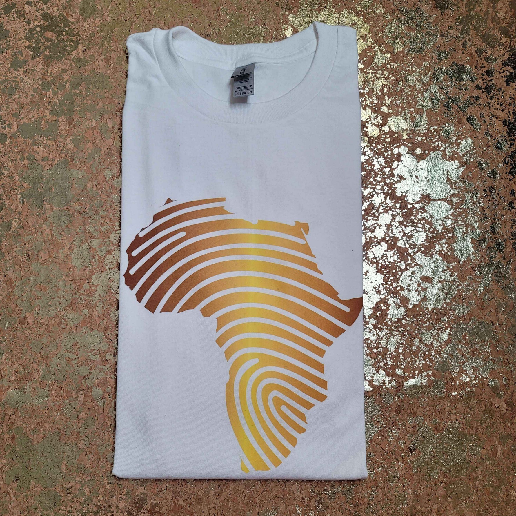 Fingerprint African Map Tee