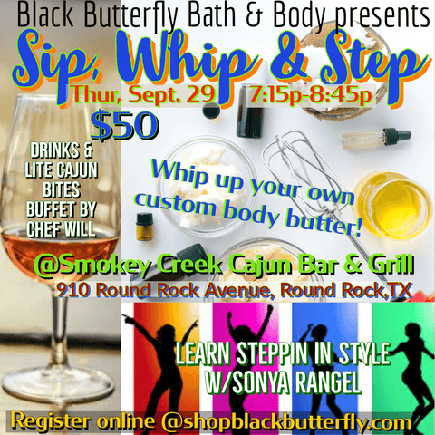 Sip, Whip & Step Party!