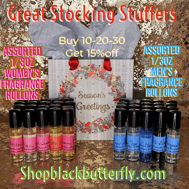 Assorted Fragrance Oil Stocking Stuffers
