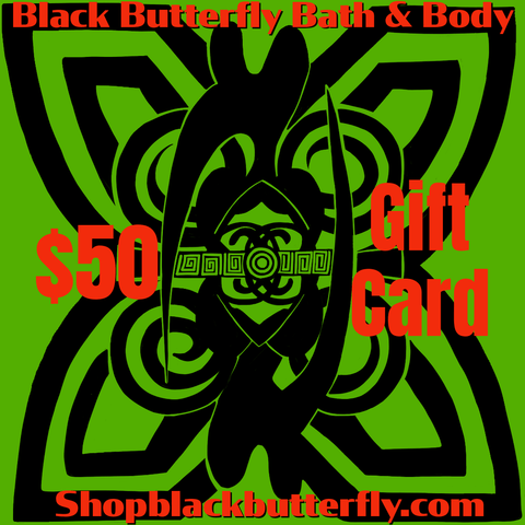 Black Butterfly Gift Card