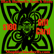 Black Butterfly Gift Card