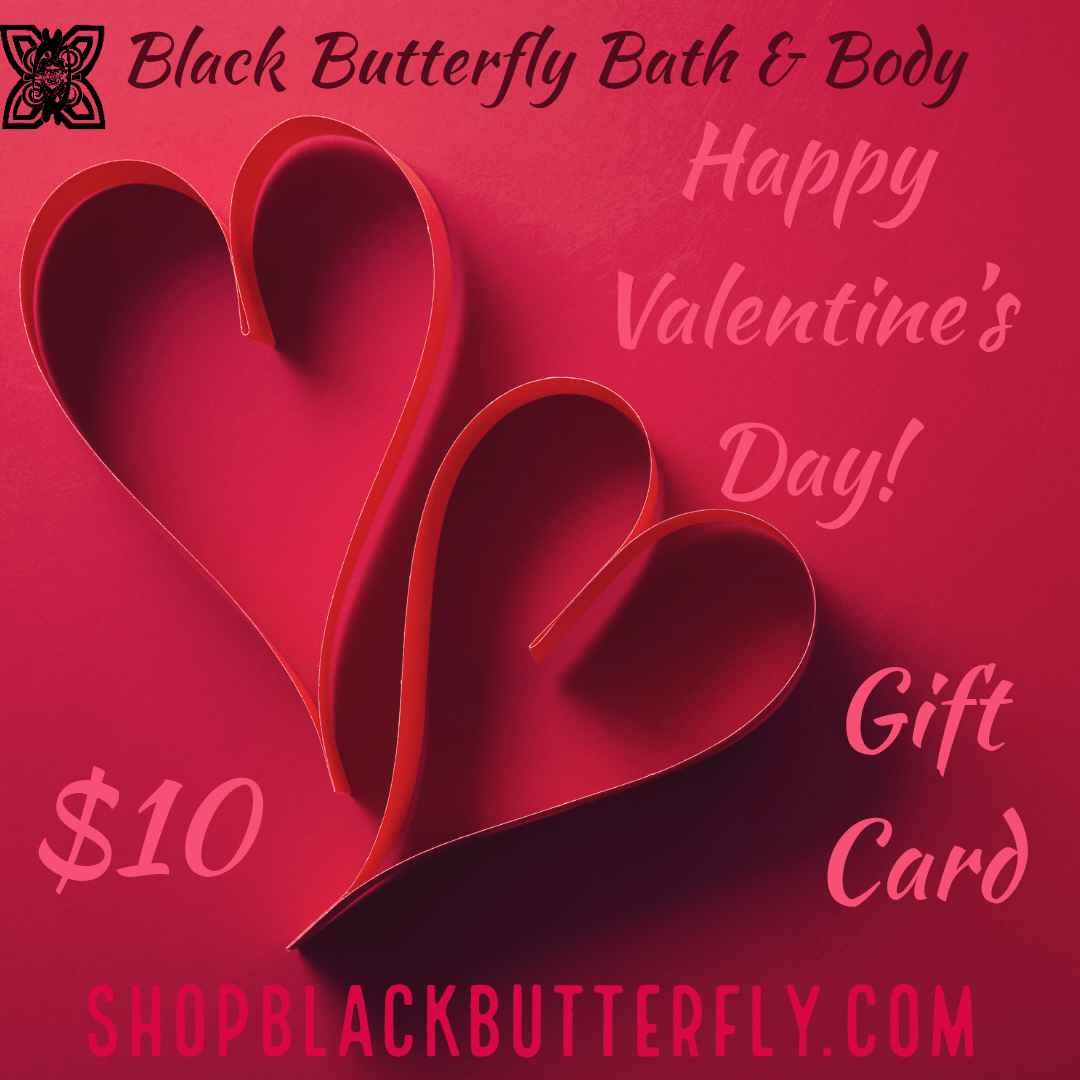 Black Butterfly's Valentine's Gift Card