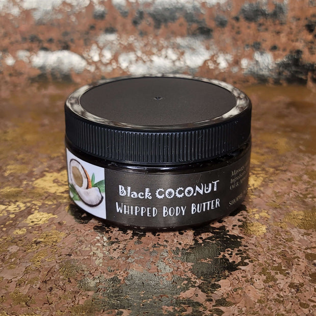 Black Coconut Whipped Body Butter