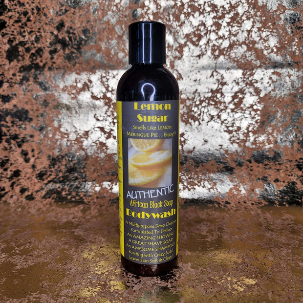 Lemon Sugar Black Soap Body Wash