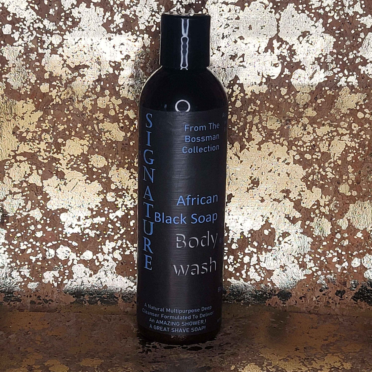 Signature Black Soap Body Wash for Men