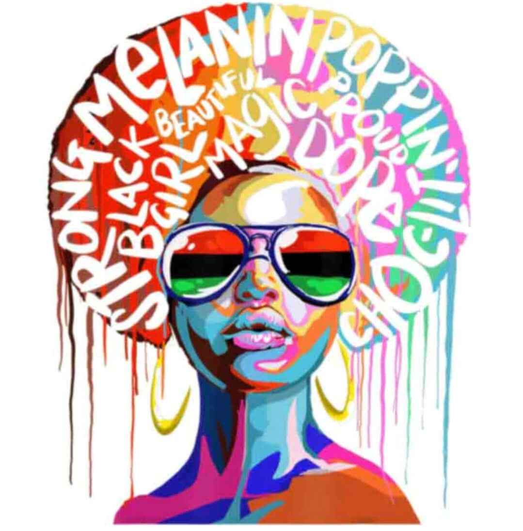 Strong Melanin Poppin Queen Tee