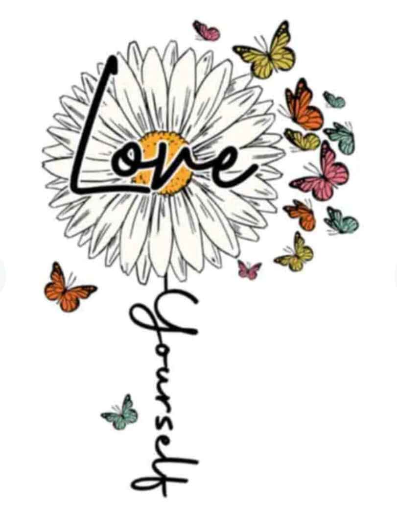 Love Yourself Daisy Tee