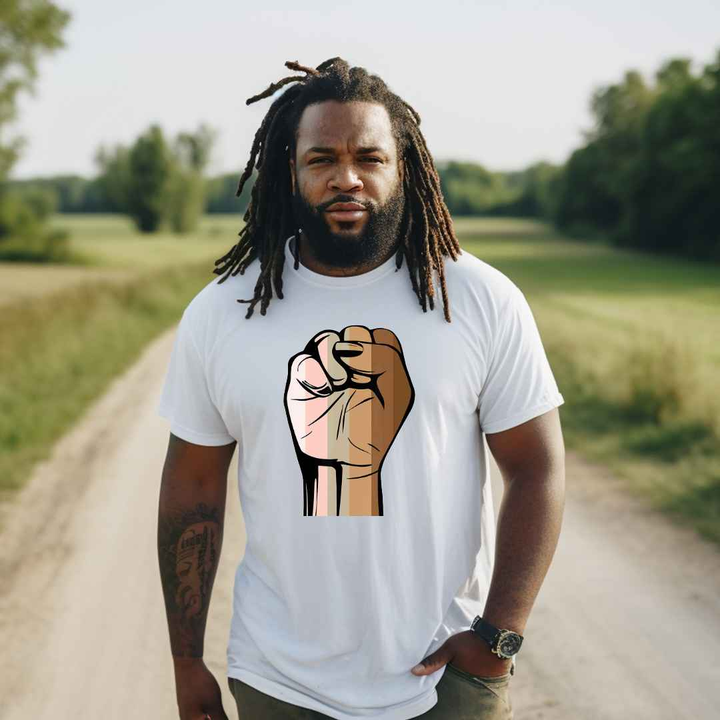 Black History Unity Fist Tee