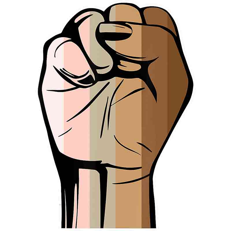 Black History Unity Fist Tee
